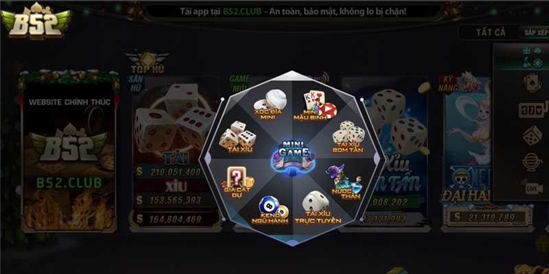 Giới thiệu về sảnh tài xỉu B52 Club